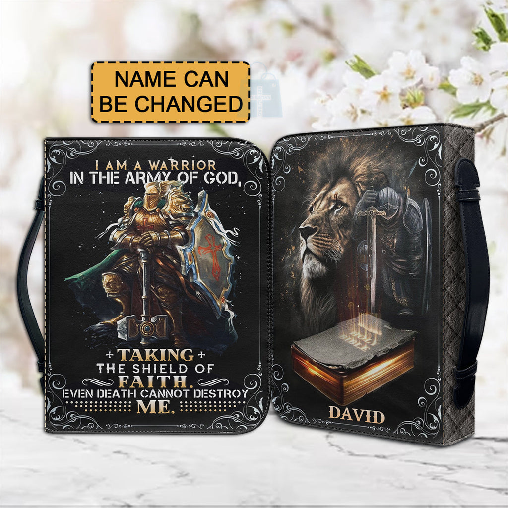 Warrior in the Army of God Custom Bible Cover