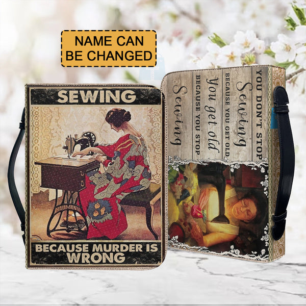 Personalized Sewing Lover Bible Cover