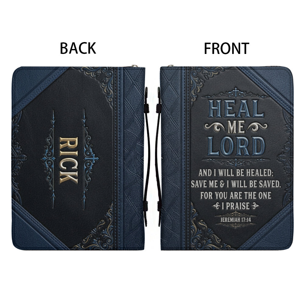 Custom Name Jeremiah 17:14 Bible Cover
