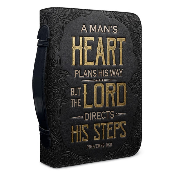 Personalized Leather Bible Cover for Men