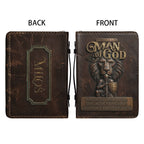 Personalized Man of God Lion Bible Cover