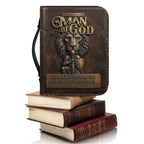 Personalized Man of God Lion Bible Cover