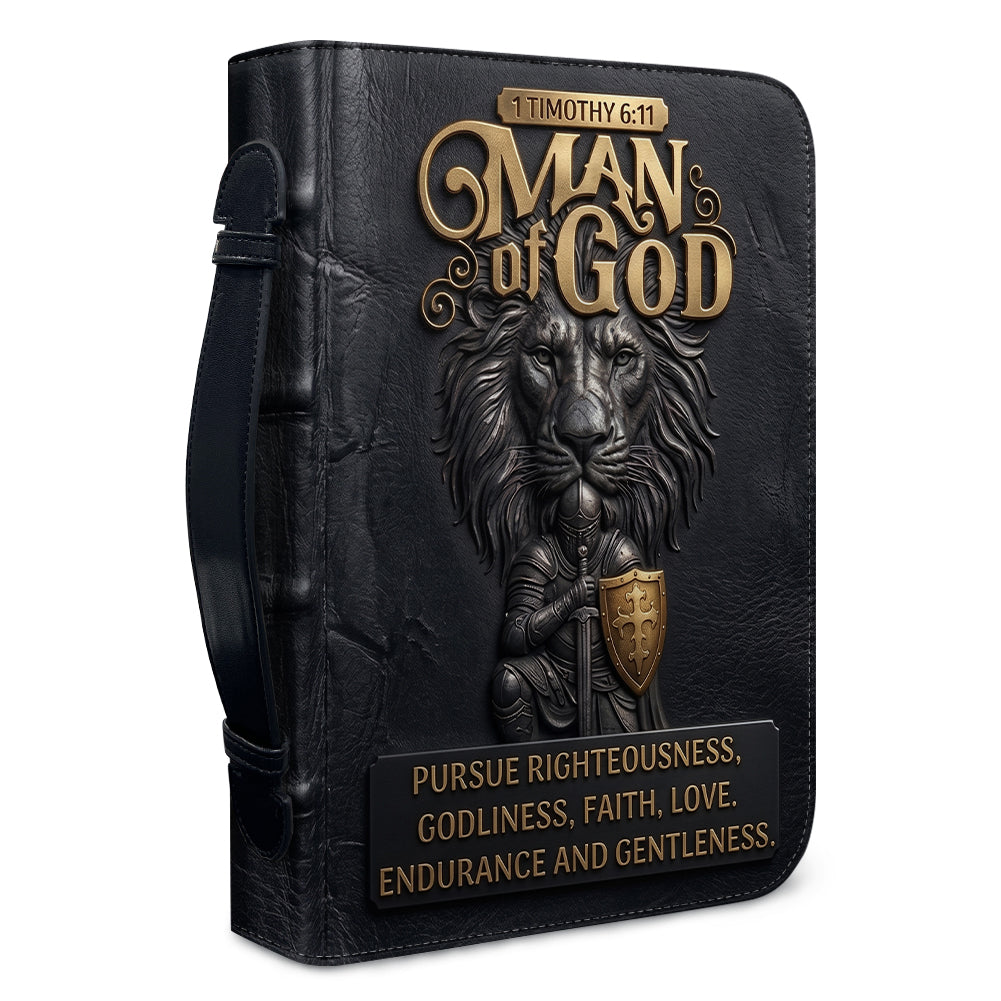 Personalized Man of God Lion Bible Cover