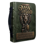 Personalized Man of God Lion Bible Cover