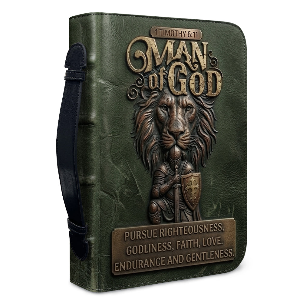 Personalized Man of God Lion Bible Cover