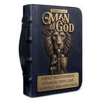 Personalized Man of God Lion Bible Cover