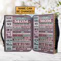 To My Mom I Love You Personalized Bible Cover