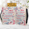Personalized Mom Butterfly Rose Bible Cover