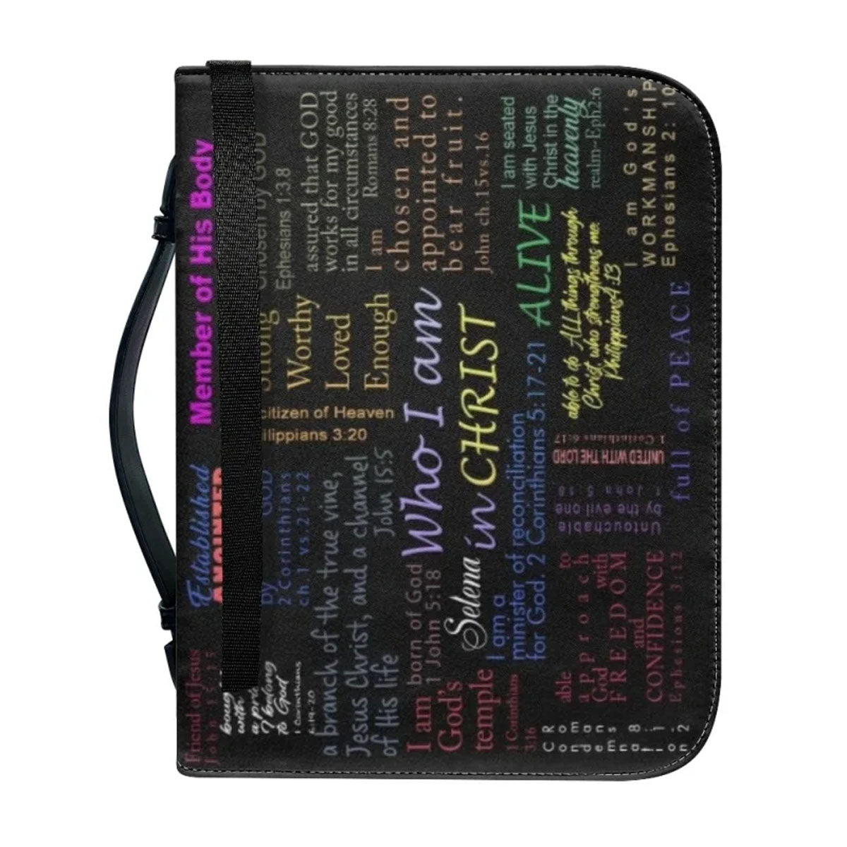 Personalized Who I Am In Christ Bible Cover