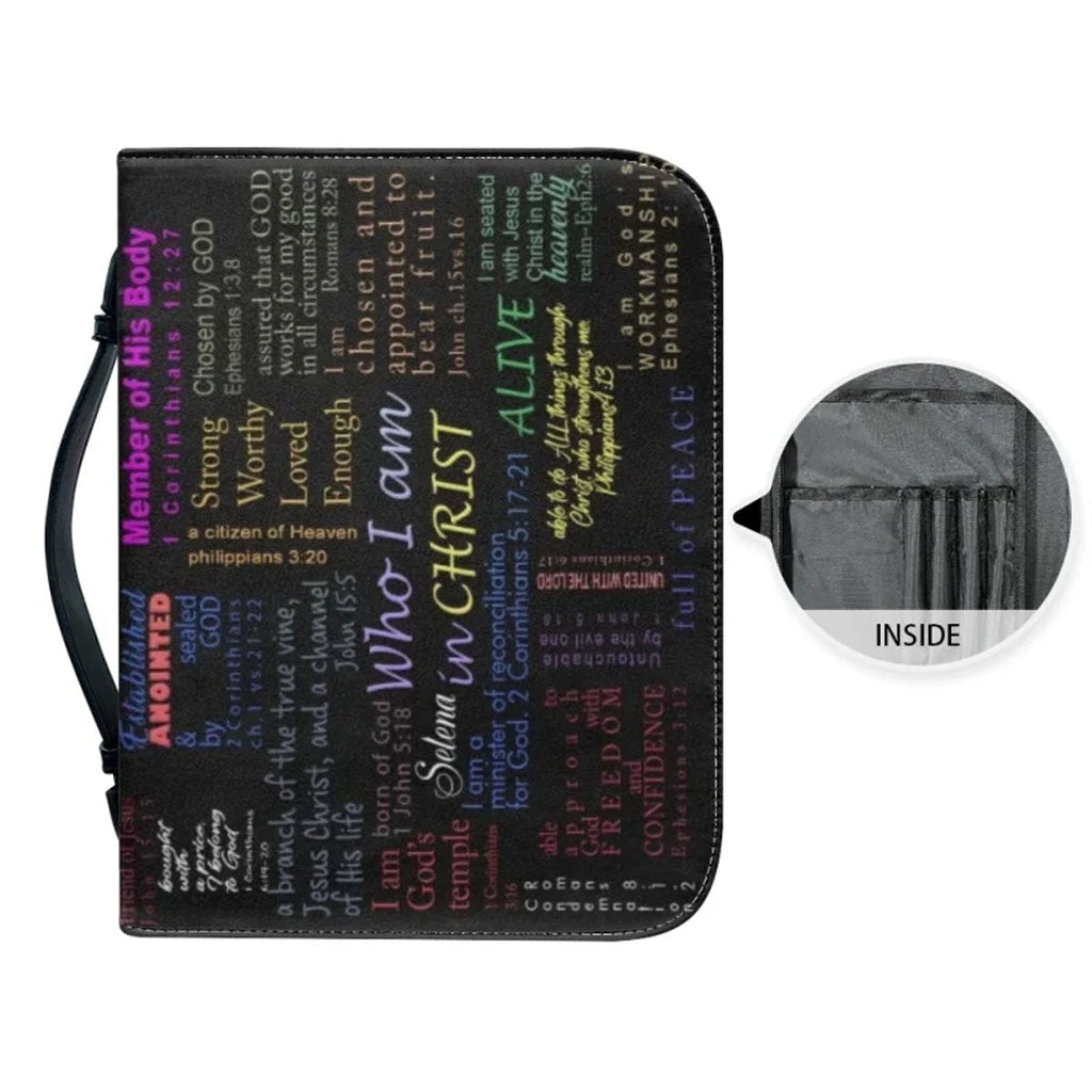 Personalized Who I Am In Christ Bible Cover