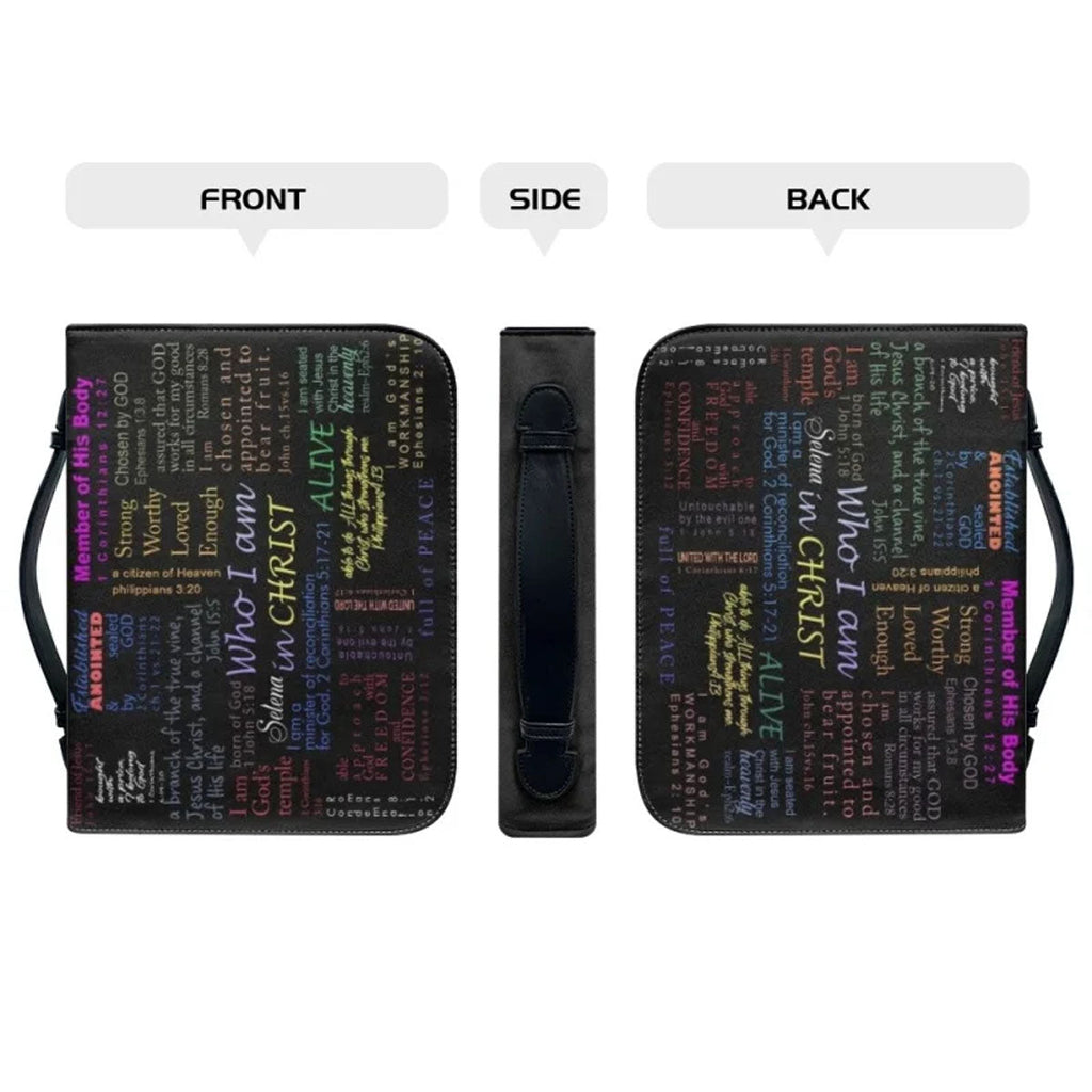 Personalized Who I Am In Christ Bible Cover