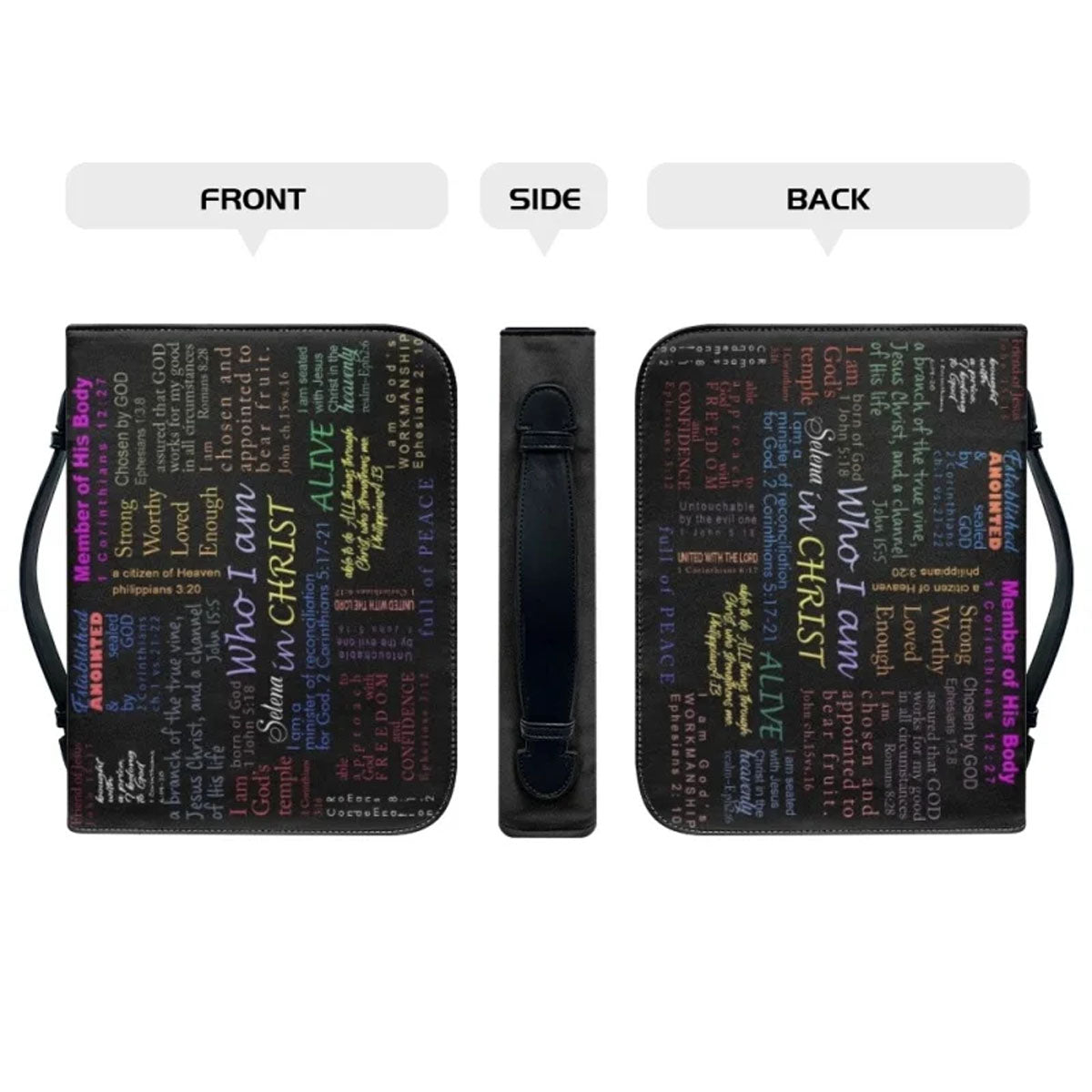 Personalized Who I Am In Christ Bible Cover