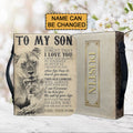 To My Son From Mom Personalized Bible Cover