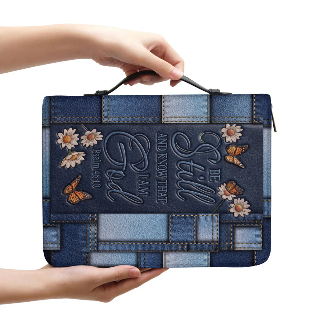 Personalized Be Still Butterfly Bible Cover