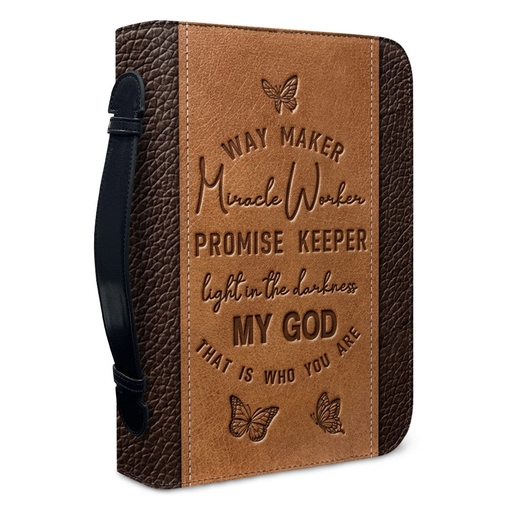 Way Maker Vintage Leather-Look Bible Cover