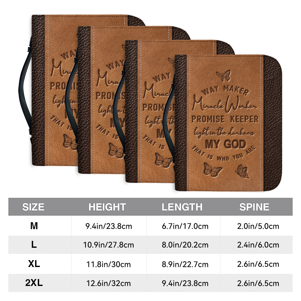 Personalized Way Maker Butterfly Bible Cover
