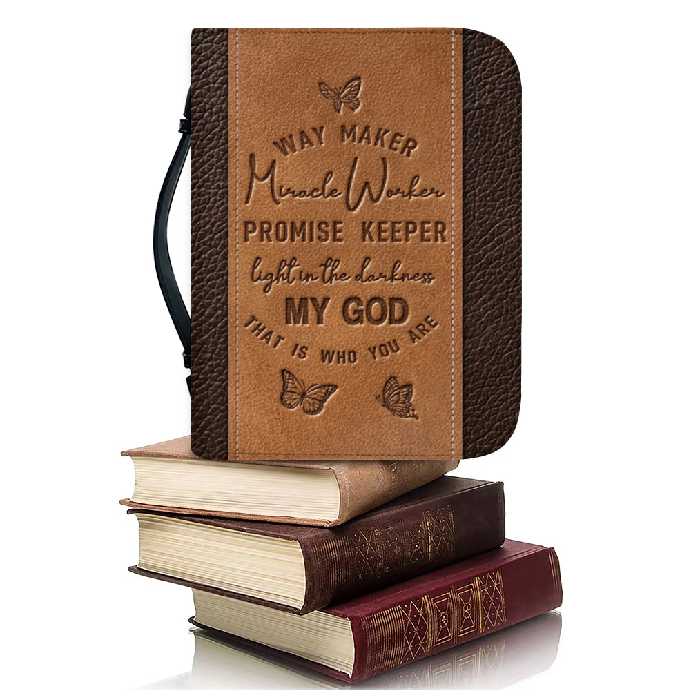 Way Maker Vintage Leather-Look Bible Cover