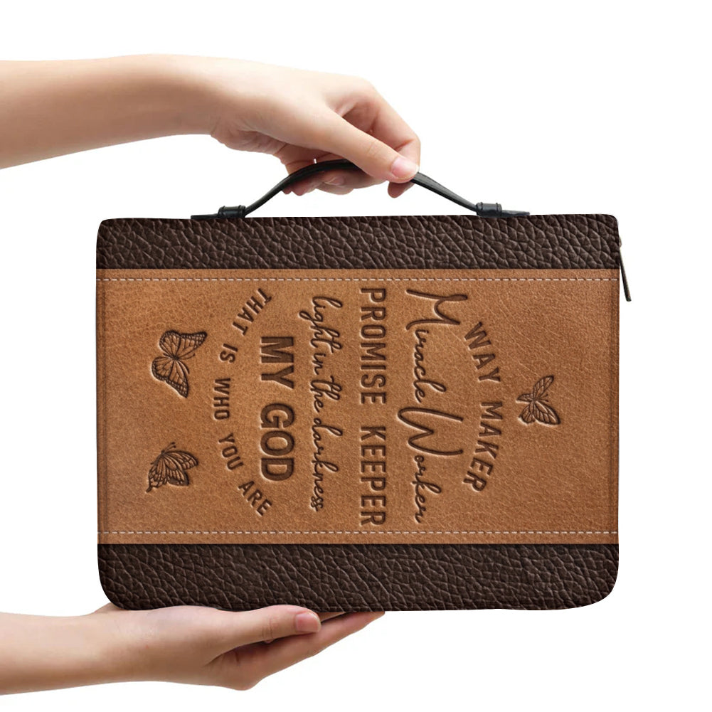 Personalized Way Maker Butterfly Bible Cover