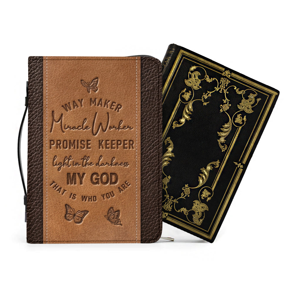 Personalized Way Maker Butterfly Bible Cover