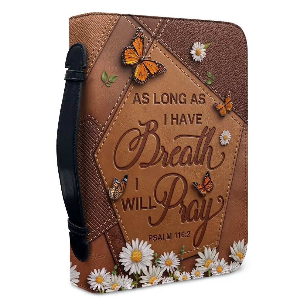 Butterfly & Daisy Leather Bible Cover