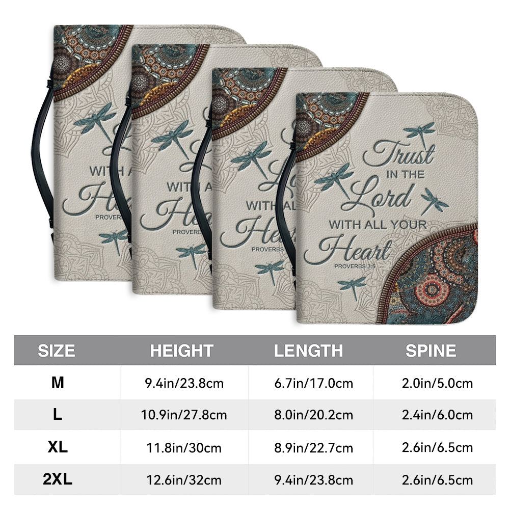 Personalized Dragonfly Bible Cover with Verse