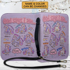 Personalized Unicorn "God Says I Am" Leather Bible Cover