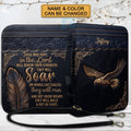 Personalized Eagle Bible Cover with Strap