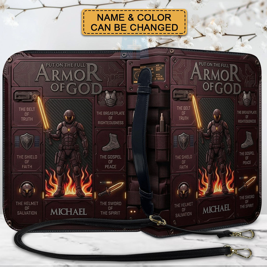 Personalized Armor of God Bible Cover