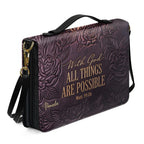 Personalized Bible Cover Case with Handle