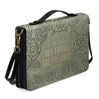 Personalized Bible Cover Case with Handle