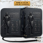 Personalized Armor of God Bible Cover for Men