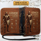 Personalized Armor of God Bible Cover for Men