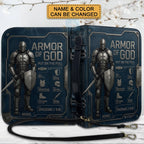 Personalized Armor of God Bible Cover for Men