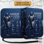 Personalized Armor of God Bible Cover for Men