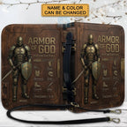 Personalized Armor of God Bible Cover for Men