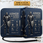 Personalized Armor of God Bible Cover for Men