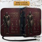 Personalized Armor of God Bible Cover for Men