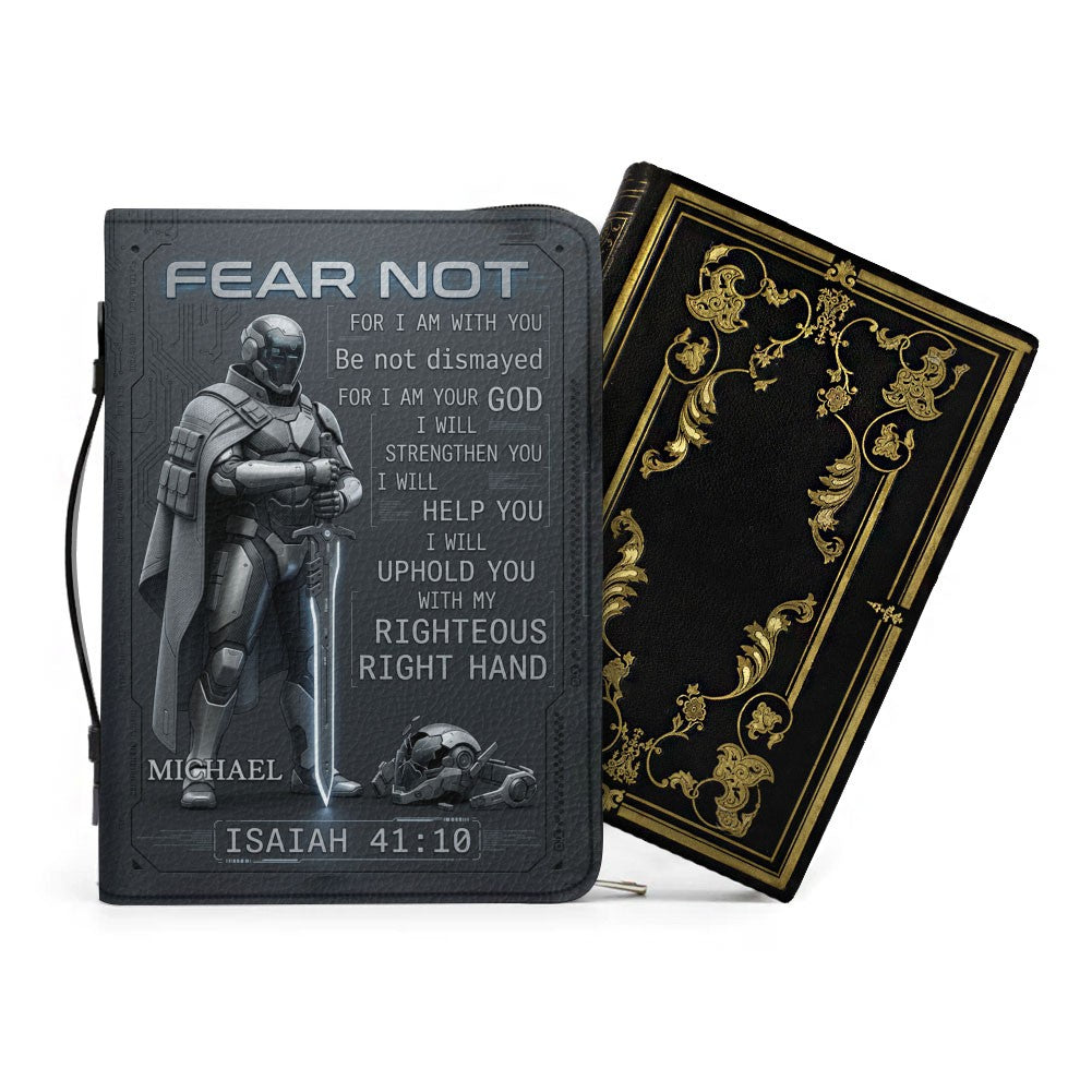 Personalized Sci-Fi Armor Bible Cover