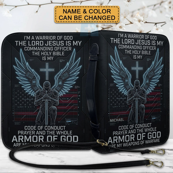 Armor of God Tech Warrior Personalized Bible Cover