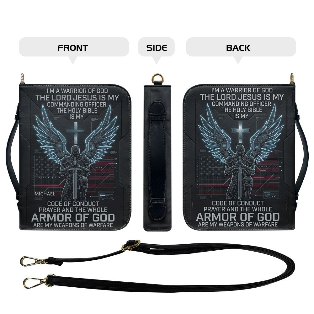 Armor of God Tech Warrior Personalized Bible Cover
