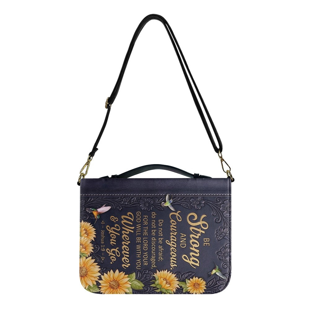 Personalized Sunflower Hummingbird Bible Cover