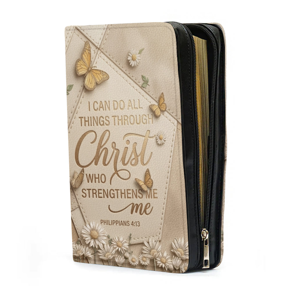 Personalized Philippians 4:13 Bible Cover