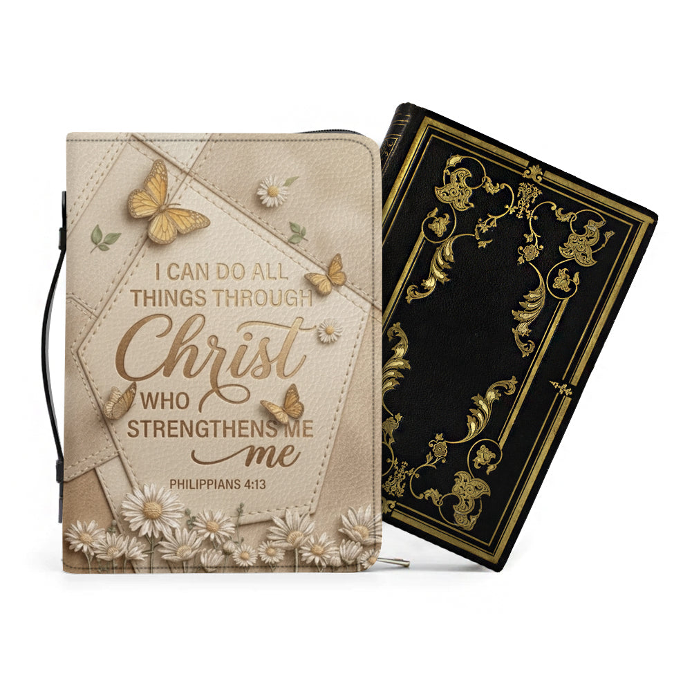 Personalized Philippians 4:13 Bible Cover