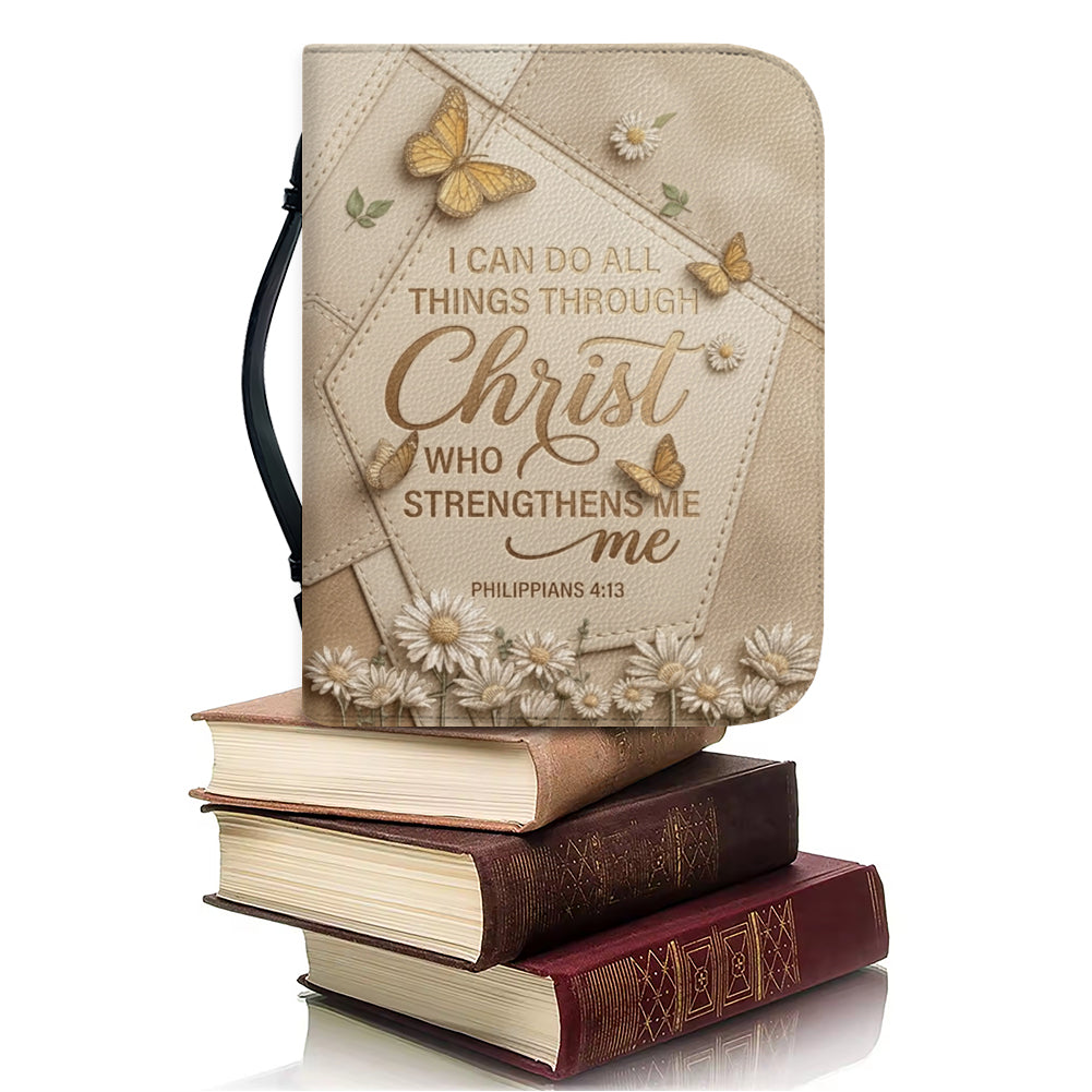 Personalized Philippians 4:13 Bible Cover