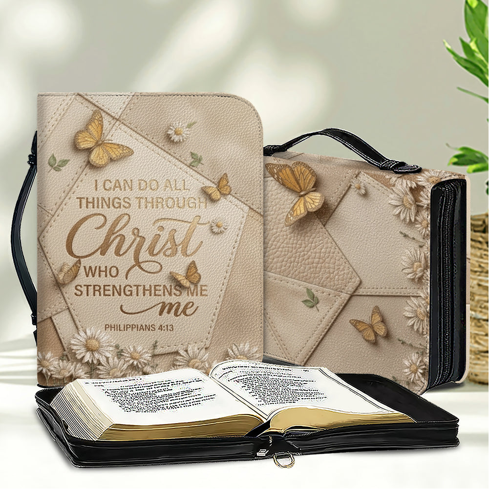 Personalized Philippians 4:13 Bible Cover