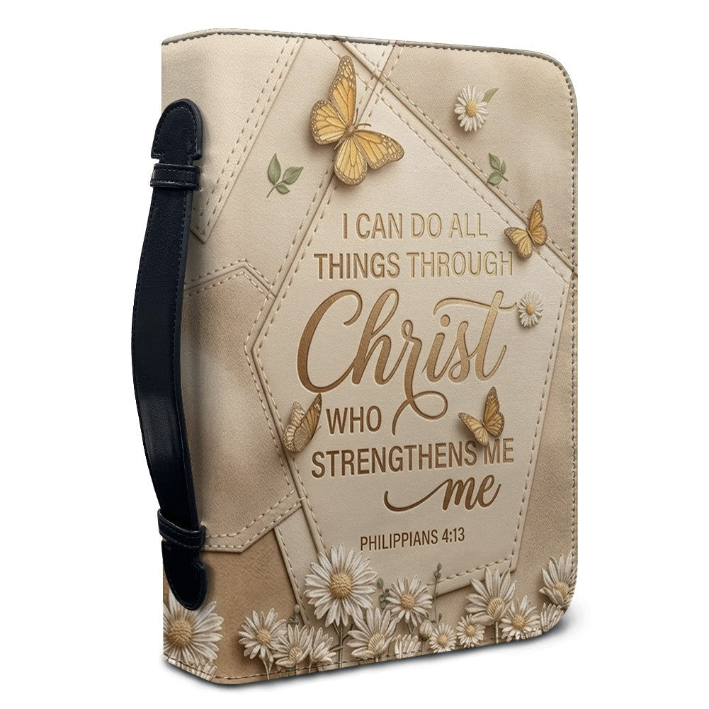 Personalized Philippians 4:13 Bible Cover
