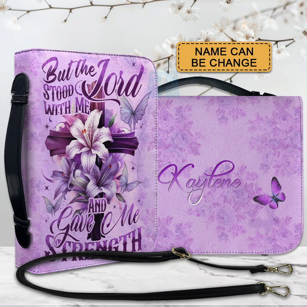 Personalized Lily Flower Bible Cover
