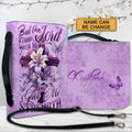 Personalized Lily Flower Bible Cover