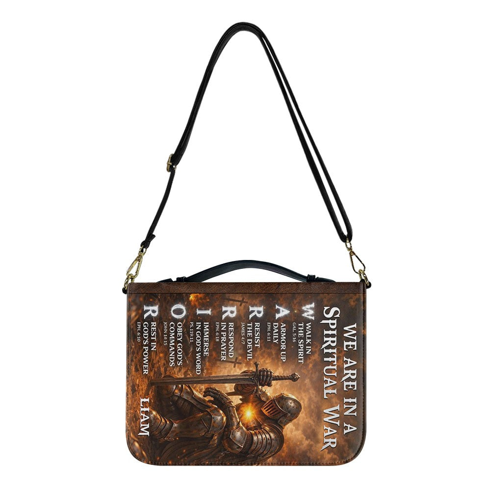 Personalized Christian Warrior Bible Cover