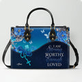 Personalized Christian Faith Leather Handbag